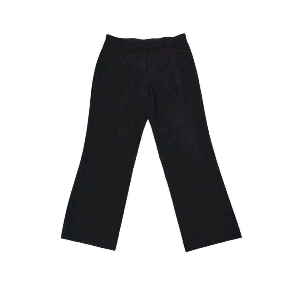 Focus 2000 Womens Black Dress Pants Bi Stretch Size 10P